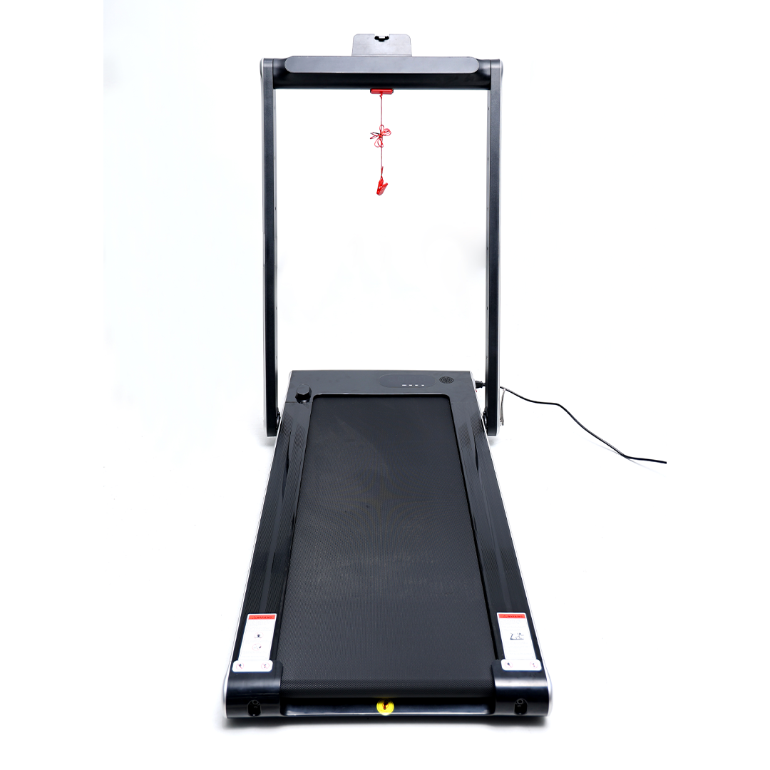 Fitti Folding Treadmill Running Machine Dual Display Screen for Home and Office Fitness Workout, 240 Lbs. Capacity